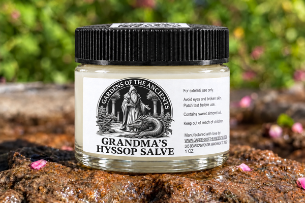 Grandma's Hyssop Salve – GARDENS OF THE ANCIENTS®