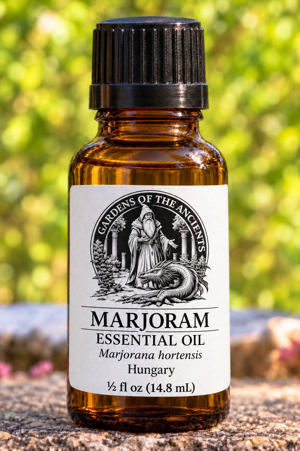 Marjoram Essential Oil – Marjorana hortensis Hungary – GARDENS OF THE ANCIENTS®