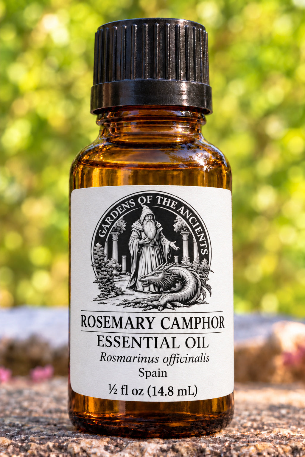 Rosemary Camphor Essential Oil – Rosmarinus officinalis Spain – GARDENS OF THE ANCIENTS®